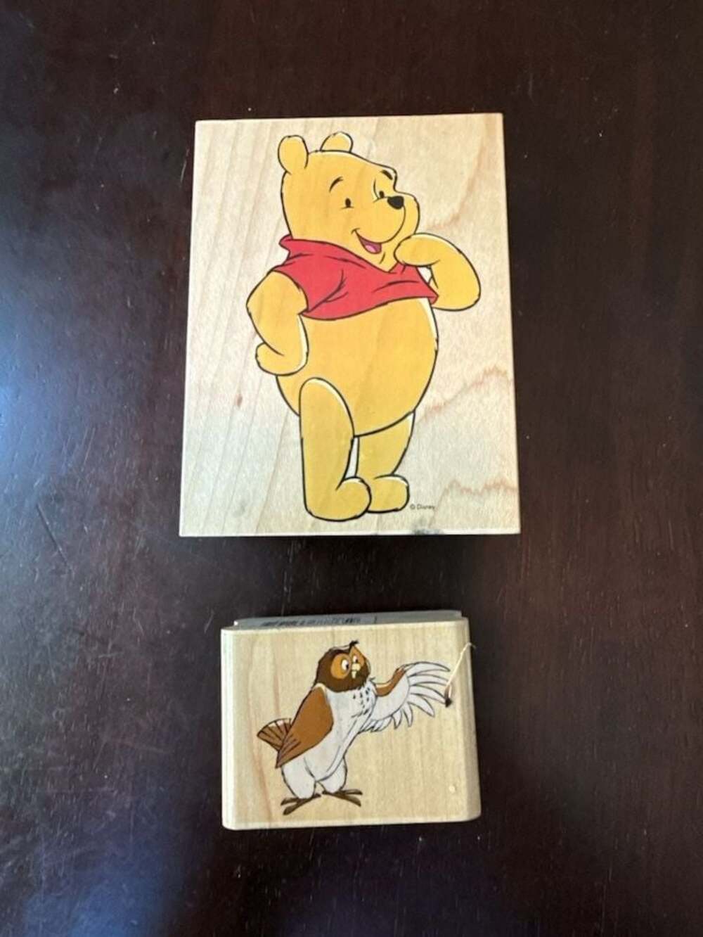 All Night Media & Rubber Stampede Disney Winnie the Pooh Wood Mounted Stamp Set
